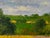 Impressionist Impressionist Oil Painting Banks of the Wye Coppet Hill Herefordshire by Charles Neal C1989 For Sale - Image 3 of 12