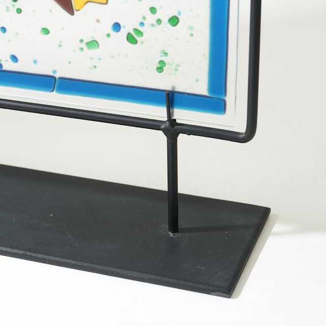 Glass Fusion Work by Mario Rossello for Studio Casarini Savona, 1990s For Sale - Image 12 of 15