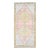 Vintage Turkish Oushak Handmade Wool Cotton Pink Area Rug For Sale
