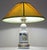 1970s Vintage Belgian Table Lamp with White Porcelain Base, 1970s For Sale - Image 5 of 10