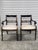 2000 - 2009 Maitland-Smith Regency Style Ebonized & Gilt Armchairs- A Pair For Sale - Image 5 of 16