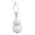 1990s Off White Double Gourd Lamp For Sale