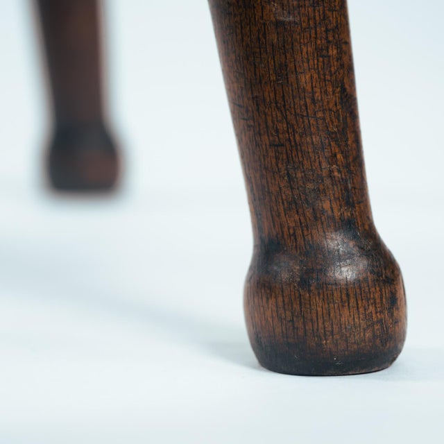 Antique Walnut Stools from Gaskell and Chambers, 1890s, Set of 2 For Sale - Image 12 of 15