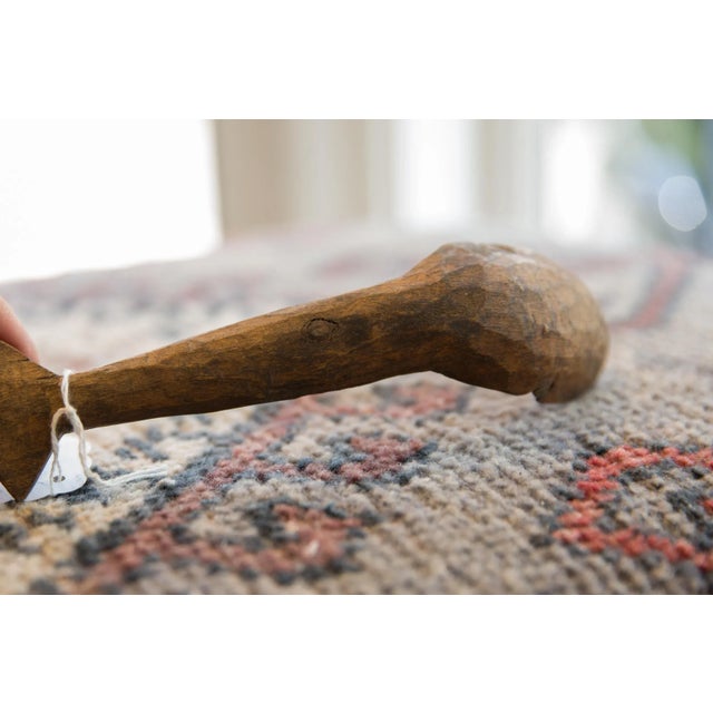 Wood Vintage African Wooden Spoon For Sale - Image 7 of 8
