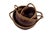 Vintage Indonesian Handmade Nesting Wooden Bowls With Woven Handles For Sale - Image 9 of 9