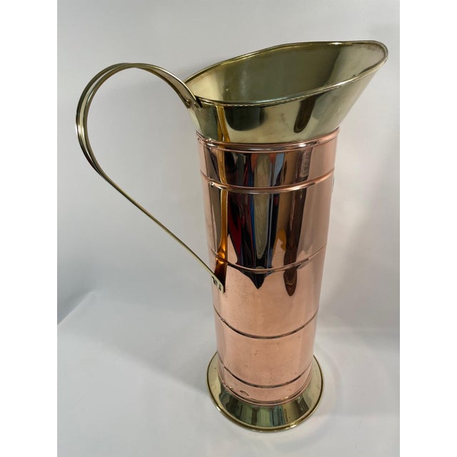 Mid 20th Century Vintage Mid Century 5 Kan Copper Coal Scuttle Umbrella Stand For Sale - Image 5 of 18