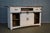 Crafters and Weavers Greenview Bar Counter - Distressed White - 76" For Sale In Chicago - Image 6 of 6