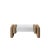 Cadiz Stool in Khaki and White by HOMMÉS Studio For Sale - Image 6 of 6