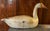 Antique Carved Wood & Paint Decorated Snow Goose Waterfowl Bird Decoy Circa 1920 For Sale - Image 4 of 18