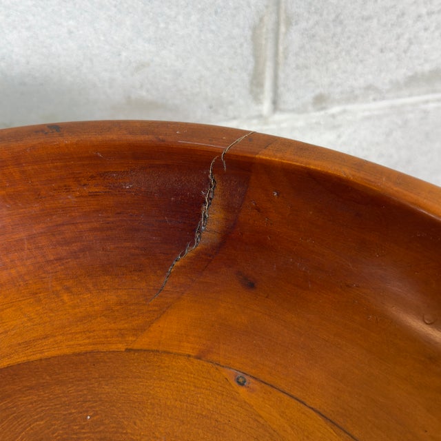 Wood Vintage Tripod Column Planter in Turned Wood, 1960s For Sale - Image 7 of 12