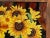 Contemporary Large Vintage Ceramic Sunflowers in Vase – Framed Wall Hanging Kitchen Art For Sale - Image 3 of 10