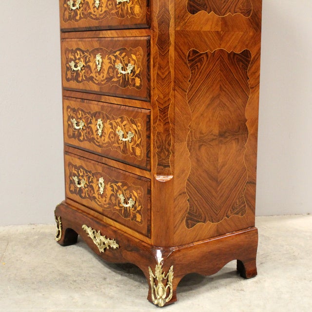 Antique Napoleon III Weekly Chest of Drawers For Sale - Image 9 of 14