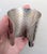 Vintage 1976 Signed Napier Rhodium Plated Wide Wavy Cuff Bracelet For Sale - Image 13 of 13
