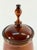 Brown Large Vintage Hand Turnrd Solid Wood Tobacco Urn For Sale - Image 8 of 10
