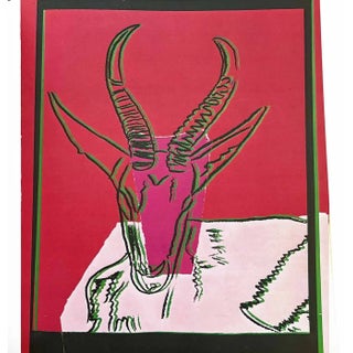 Andy Warhol Sommerring’s Gazelle 1986 Vanishing Animals For Sale