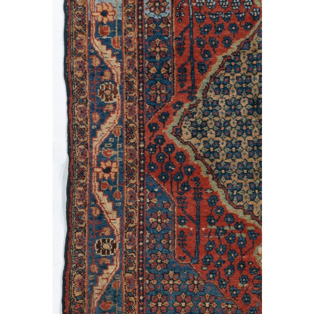 Textile Vintage Circa 1940 Bidjar Runner Rug 3ft 3in X 13ft 6in For Sale - Image 7 of 8