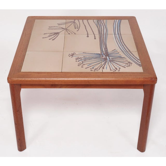 Mid 20th Century Teak Side Table by Mobelfabrikken Toften Denmark For Sale - Image 12 of 12