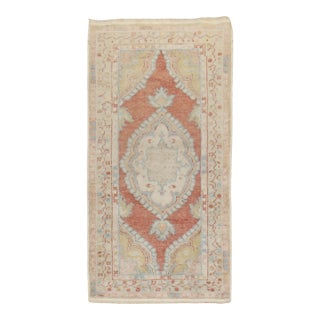 Vintage Zabihi Collection Turkish Anatolian Scatter Size Rug - 2'6" x 4'2" For Sale