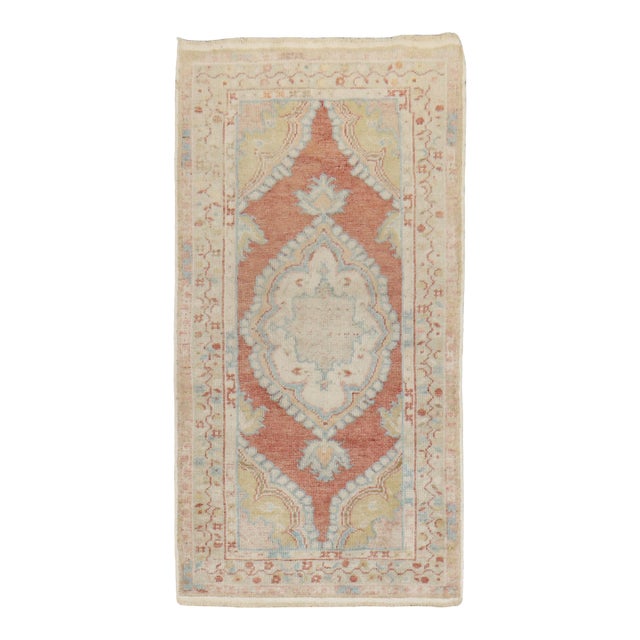Vintage Zabihi Collection Turkish Anatolian Scatter Size Rug - 2'6" x 4'2" For Sale