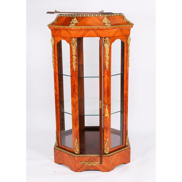 Antique Octagonal Display Cabinet Jardiniere, 1920s For Sale - Image 10 of 16