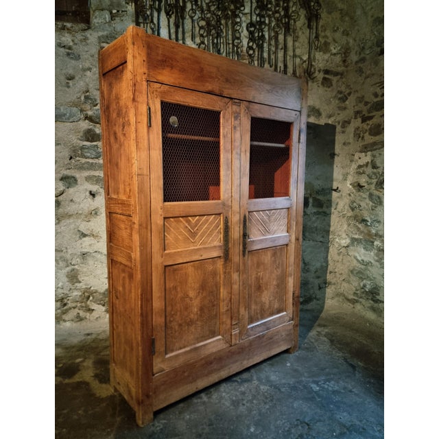Wood Antique French Wardrobe, 1800s For Sale - Image 7 of 17