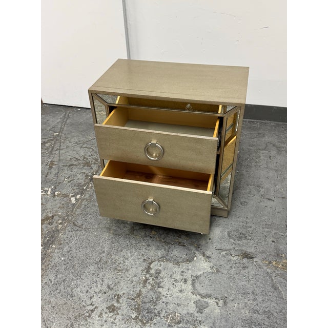 Z Gallerie Farrah Two Drawer Nightstand For Sale - Image 11 of 12