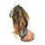 Early 20th Century Yoruba Gelede Mask with Raffia Figure Nigeria For Sale - Image 4 of 7