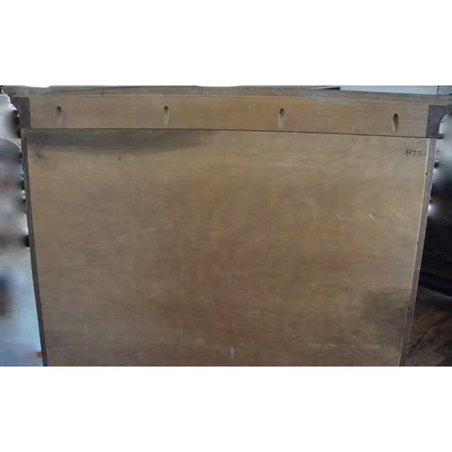 Brown 1940s Regency Henredon Portfolio Chest on Chest For Sale - Image 8 of 11