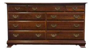 Cresent Furniture Solid Cherry Traditional Style 60" Double Dresser 551-88