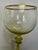 Moser Glassworks Antique Pistachio-Green Römer Glasses, by Theresienthal, Circa 1900 — Pair For Sale - Image 4 of 7