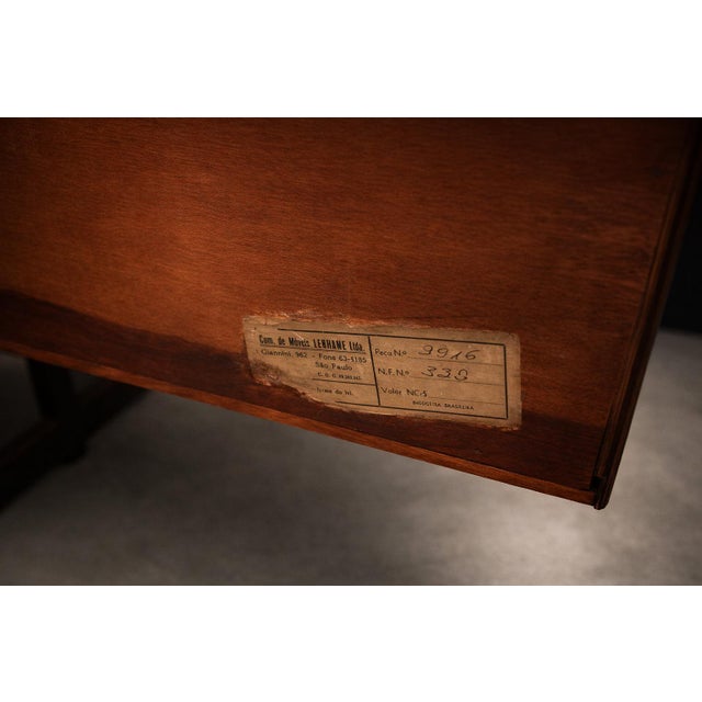 1960s Brazilian Modern Rosewood Credenza With Bow Design by Novo Rumo, Brazil, 1960s For Sale - Image 5 of 14