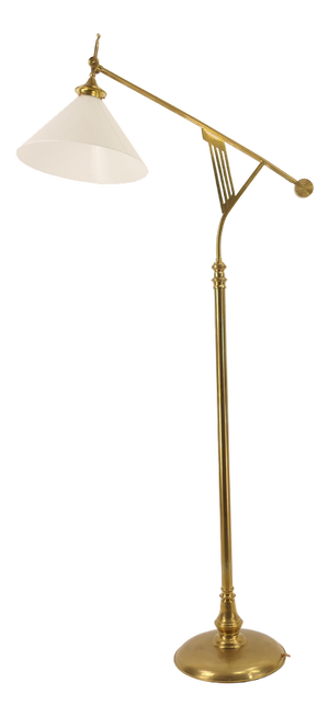 Art Deco Adjustable Floor Lamp from Wiener Werkstätte, 1920s