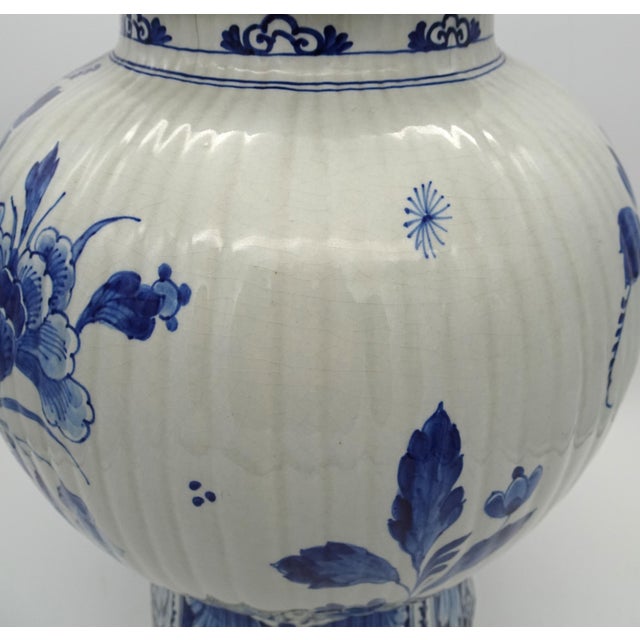 1950s Vintage Ceramic Delftware Jar, 1950 For Sale - Image 5 of 18