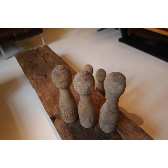 Wooden Bowling Pins, 1930s, Set of 6 For Sale - Image 18 of 18