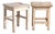 Bedside Tables in Pine Wood, Central Europe, 1940, Set of 2 For Sale