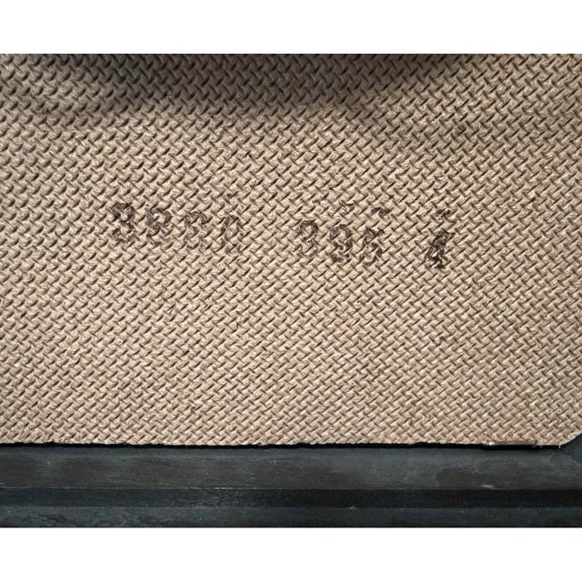 Tan Vintage Bulova Mid Century Modern Enamel Face Caning Octagon Shape Wall Clock For Sale - Image 8 of 8