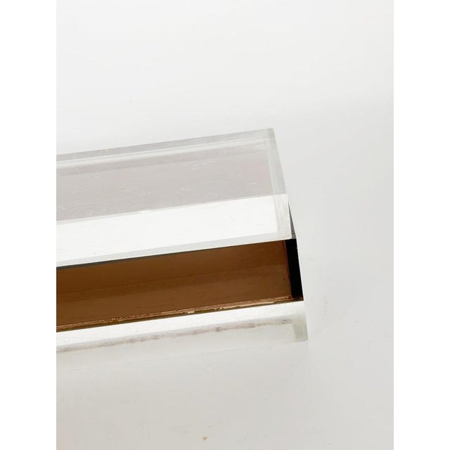 Mid-Century Modern French Altuglas Box, France, 1970s For Sale - Image 10 of 12