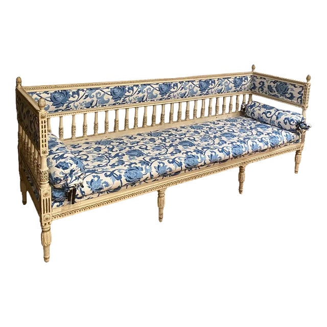 Sweden Bench in the Lindome Style, 1800s For Sale