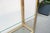 Brass 1920s Pair of Italian Modern Brass and Chrome Etageres For Sale - Image 8 of 18