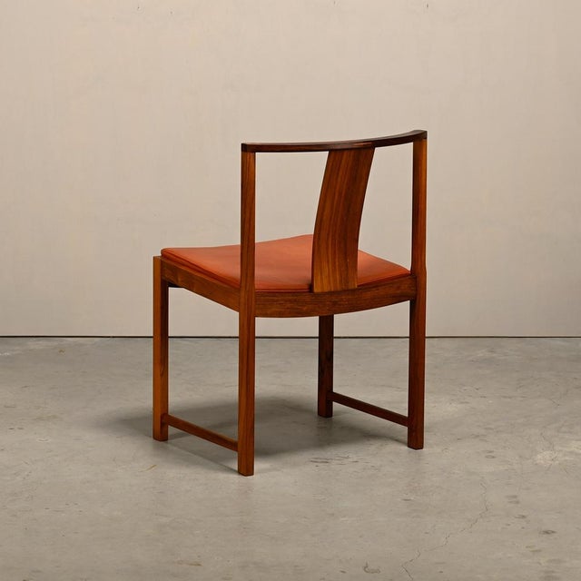 Wood Scandinavian Modern Dining Chairs by Steen Eiler Rasmussen for Søborg Møbelfabrik, 1960s, Set of 4 For Sale - Image 7 of 18