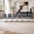 Set of Six 1980s Chrome Cantilever Dining Chairs in Gray Velvet For Sale In Los Angeles - Image 6 of 13
