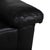 Modern Black Leather Two-Seater Sofa from Koinor For Sale - Image 3 of 12