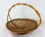 Mid-Century French Fruit Basket in Wicker For Sale - Image 8 of 8