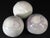 Mid 20th Century Modernist Mid-Century Sculpture of Glazed Porcelain Moon Balls in the Manner of Toshiko Takaezu, American, 1922-2011 - Set of 3 For Sale - Image 5 of 12