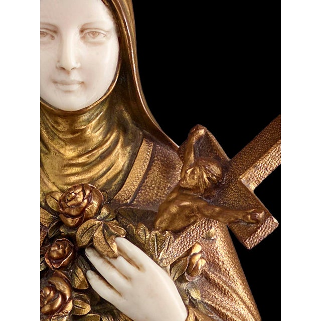Demeter H. Chiparus, Saint Teresa, 1920s, Bronze and Onyx For Sale - Image 10 of 12