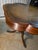 Cloverleaf (6-Lobed) Drum With Elaborate Inlay, Gilded Tooled Inset Leather Top, ca.1930s/40s, For Sale - Image 9 of 11