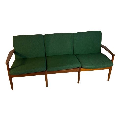 Vintage Danish Three-Seater Sofa by Svend Aage Eriksen for Glostrup Møbelfabrik, 1960s For Sale