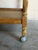 Wood Oak Tile Top Rolling Bar Cart Serving Tea Table in Style of Henning Kjaernulf Denmark Mid-Century 1970s For Sale - Image 7 of 10