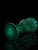 1930s Art Deco Malachite Glass Vase by František Pazourek, Former Czechoslovakia, 1930s For Sale - Image 5 of 8