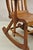 Wood Vintage Sikes Co Maple Wood American Colonial Style Rocker Rocking Chair (A) For Sale - Image 7 of 11